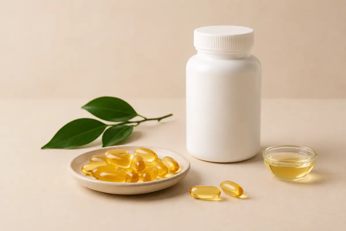 Softgel supplement dosage form