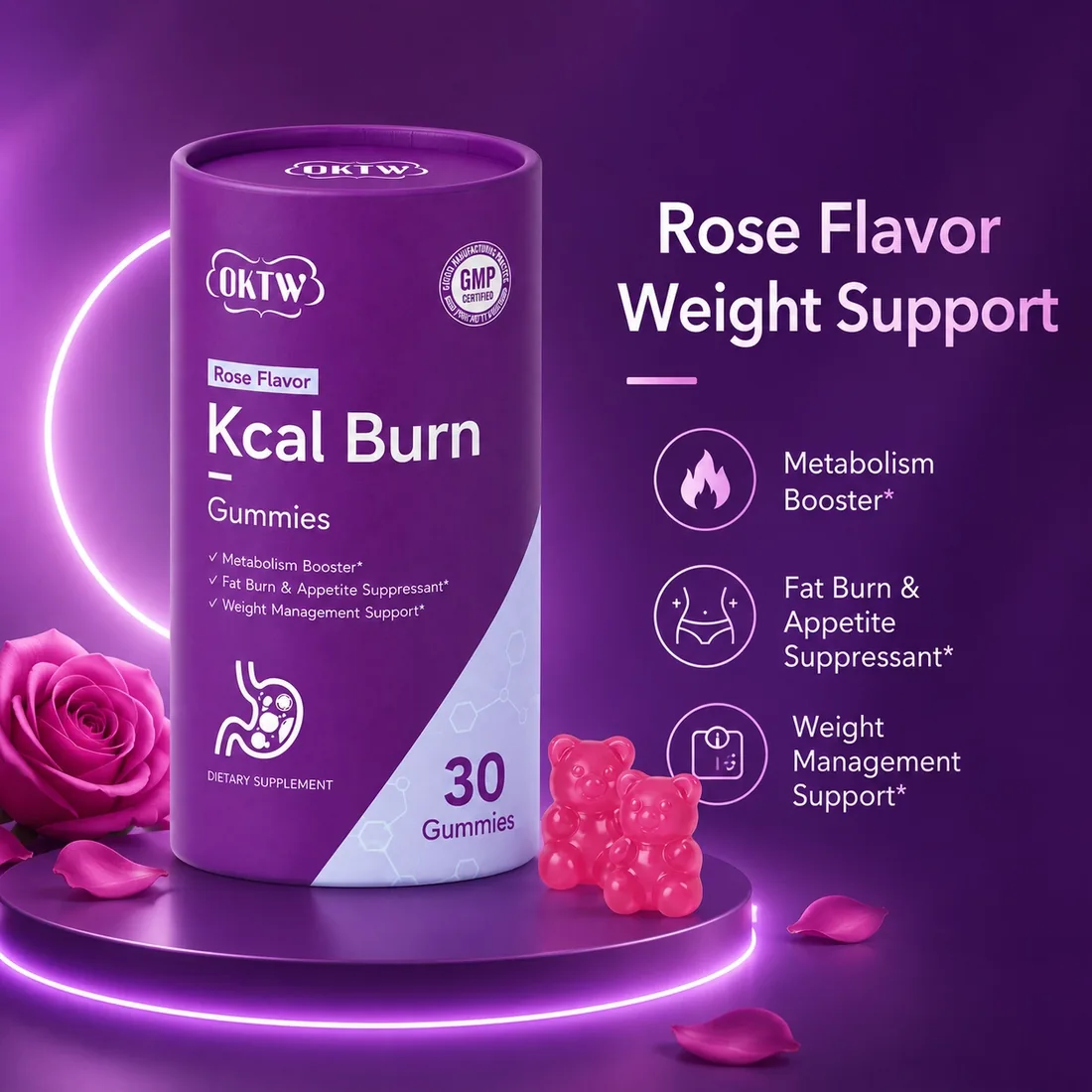 OKTW Kcal Burn Gummies Primary product view
