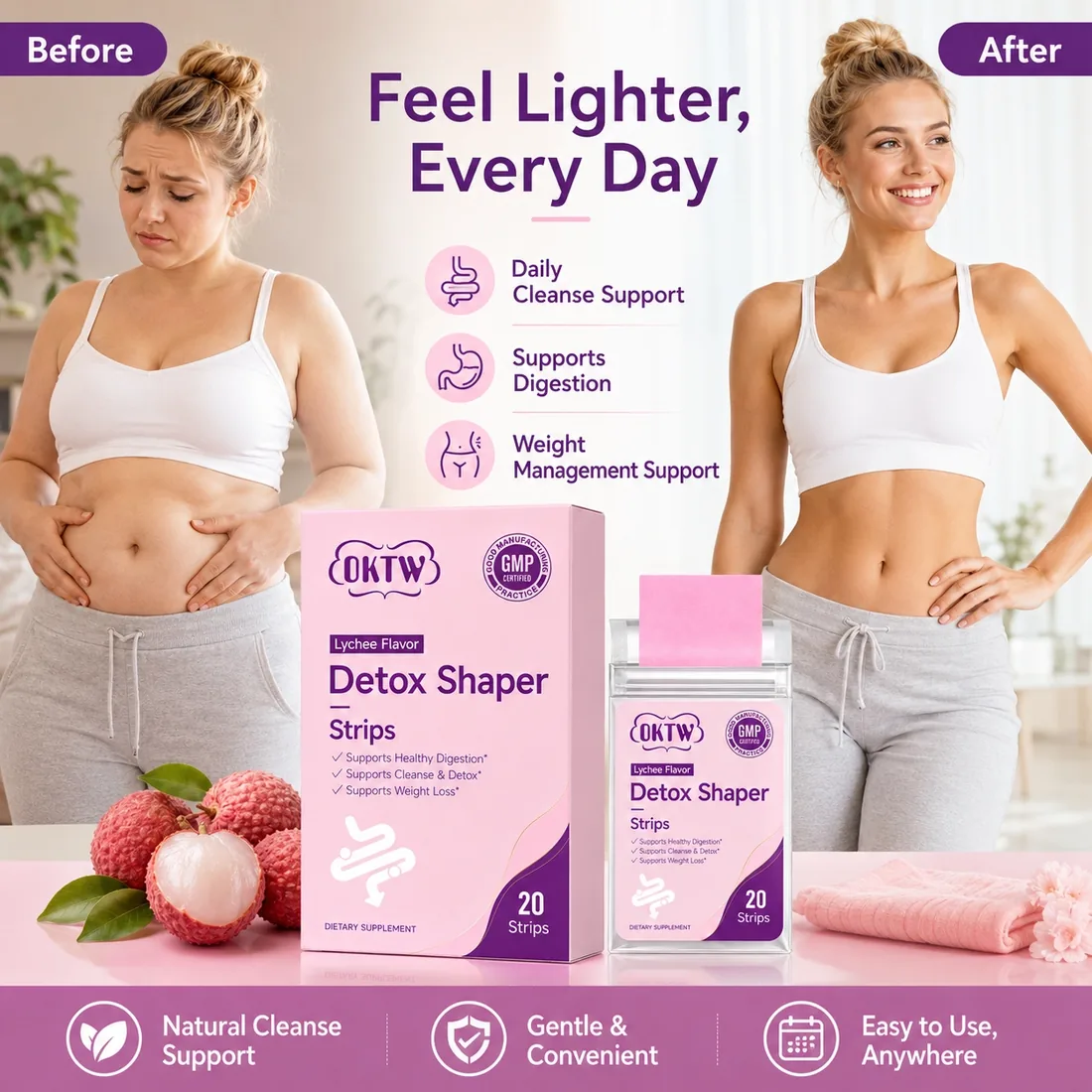 OKTW Detox Shaper Oral Dissolving Strips Full set reference