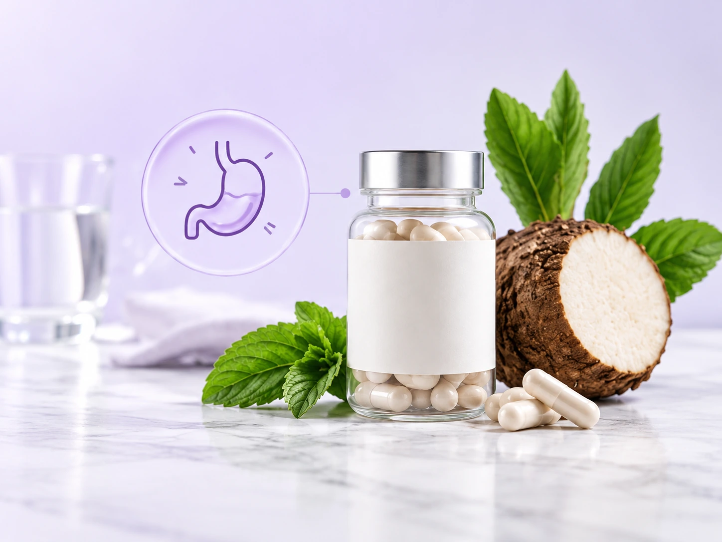Satiety support supplement concept